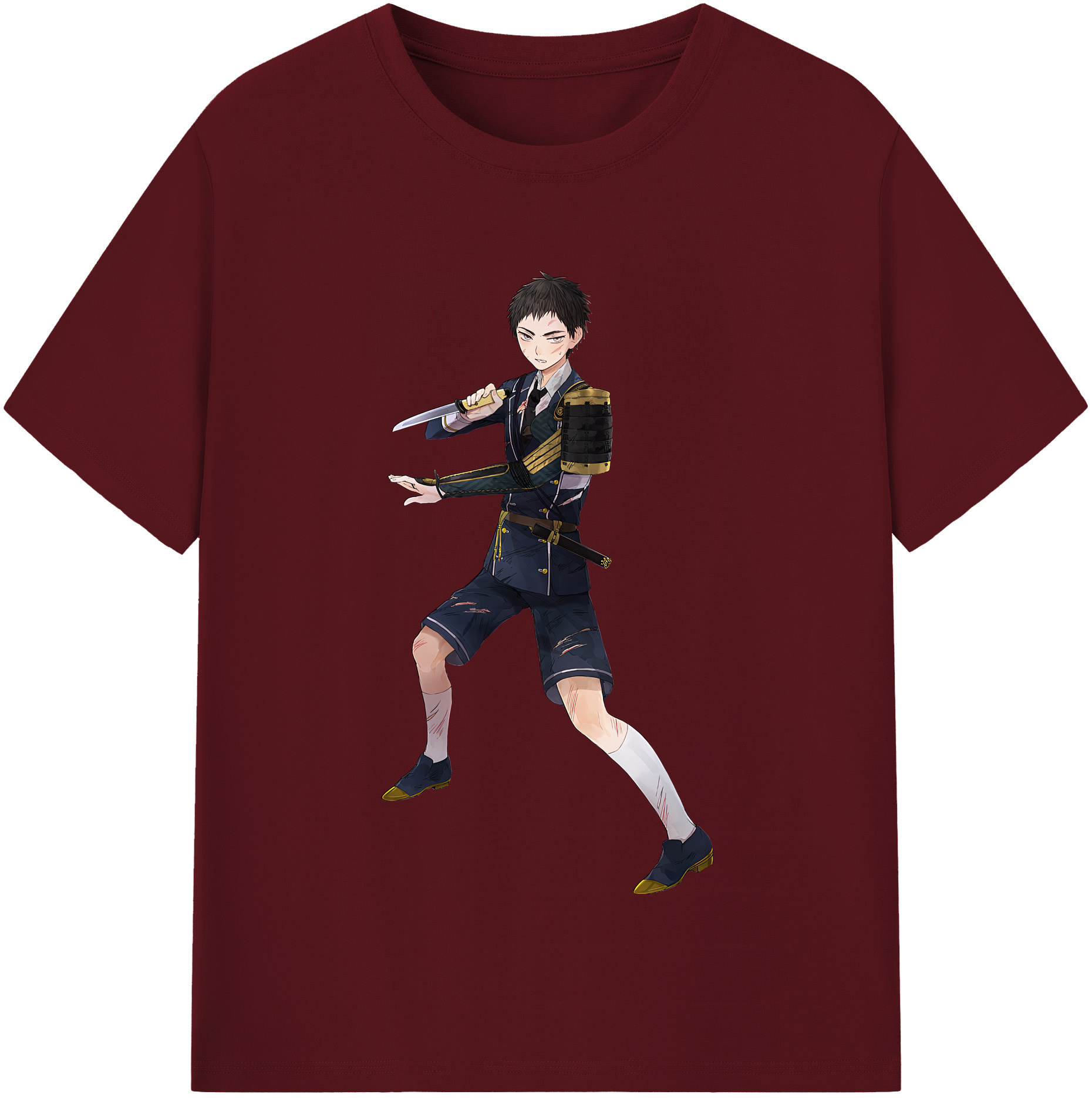 （画像用） 刀剣乱舞 Touken Ranbu 綿100％半袖Tシャツ（フロントプリント）